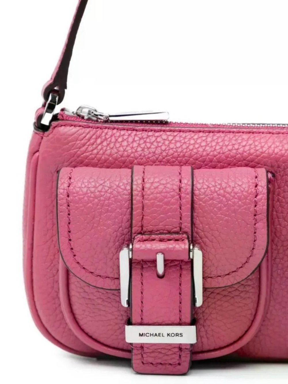 Michael Kors NWT Zoe All Leather Dual-Pocket Shoulder Bag - Picture 4 of 10